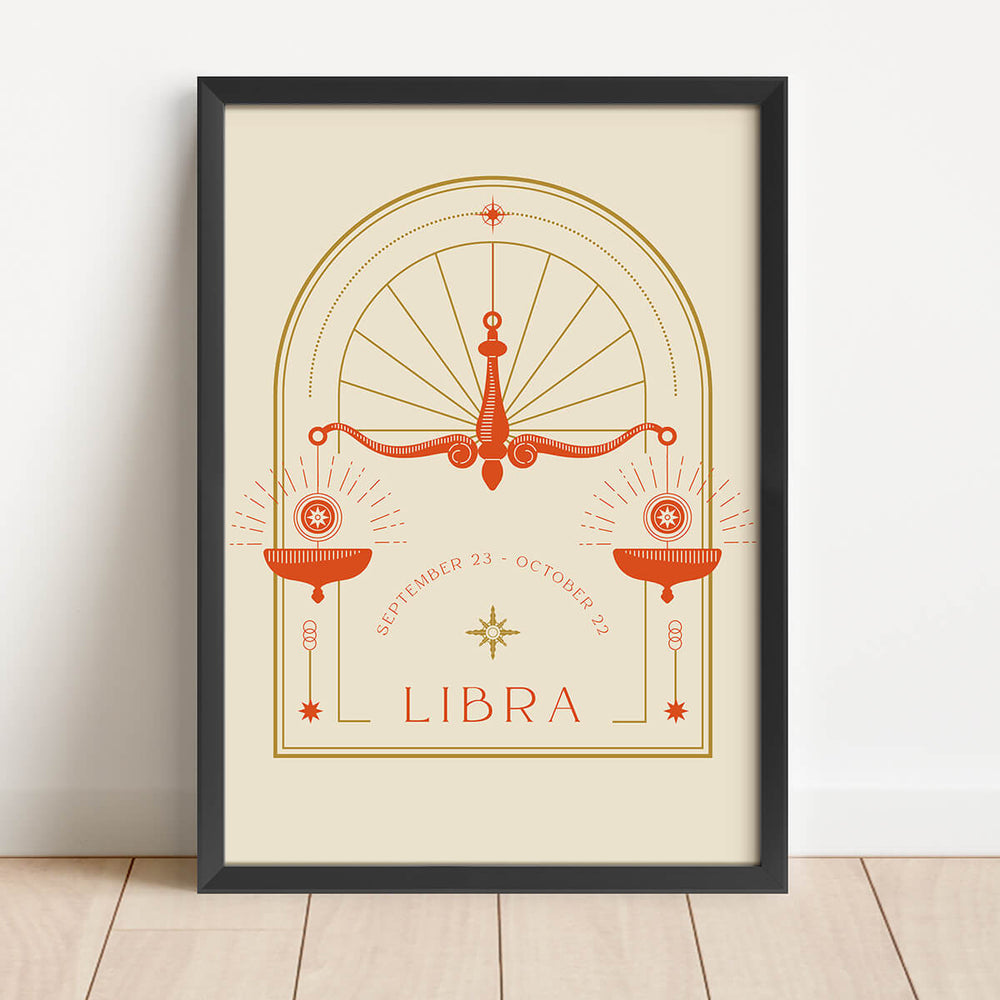 Vintage Zodiac- Libra